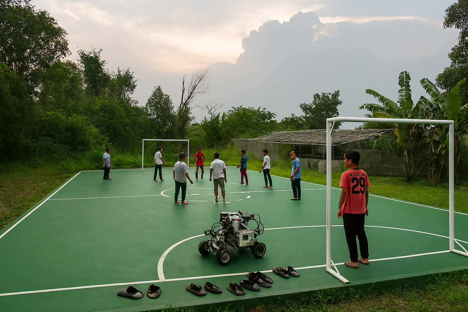 Lapangan Olahraga & Aula
